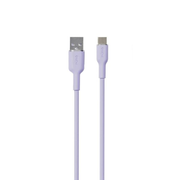Cavo Soft Icon Usb A Usb C 1.5Mt Lavanda Puro