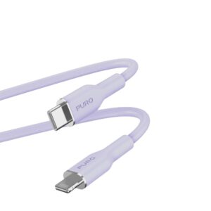 Cavo Soft Icon Usb-C Lightning 1.5Mt Lavanda Puro