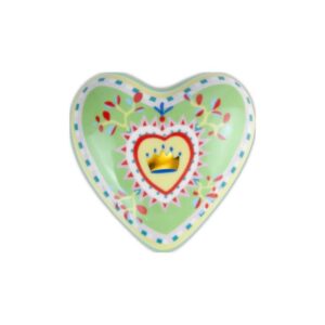 Cuore Piccolo Cuore in Porcellana Mamma Mia Baci Milano