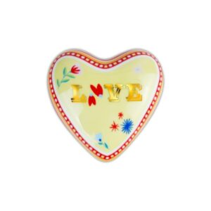 Cuore Piccolo Love in Porcellana Mamma Mia Baci Milano