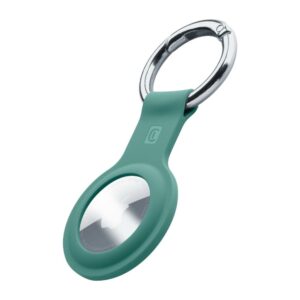 Custodia AirTag Con Gancio Verde CellularLine