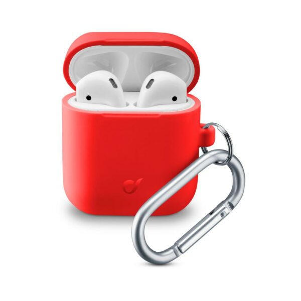 Custodia Bounce AirPods 1 E 2 Rosso CellularLine