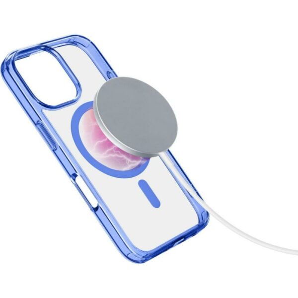 Custodia Iconic Mag per iPhone 16 Pro Blu CellularLine