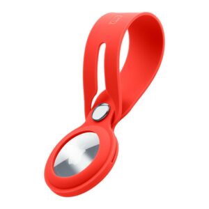 Custodia Silicone AirTag Rosso CellularLine