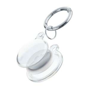 Custodia X AirTag Gomma Morbida con Moschettone Tras CellularLine