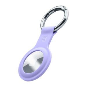 Custodia per AirTag con Gancio Viola CellularLine