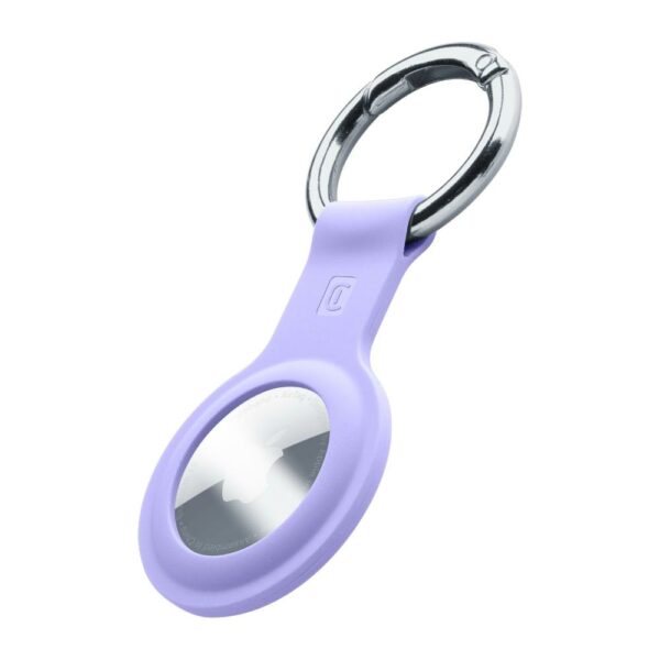 Custodia per AirTag con Gancio Viola CellularLine