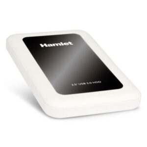 Custodia per HD 2.5 Sata USB 3.0 Bianco Hamlet