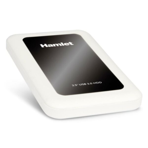 Custodia per HD 2.5 Sata USB 3.0 Bianco Hamlet