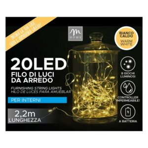 Filo 20 Led Bianco Caldo Mercury