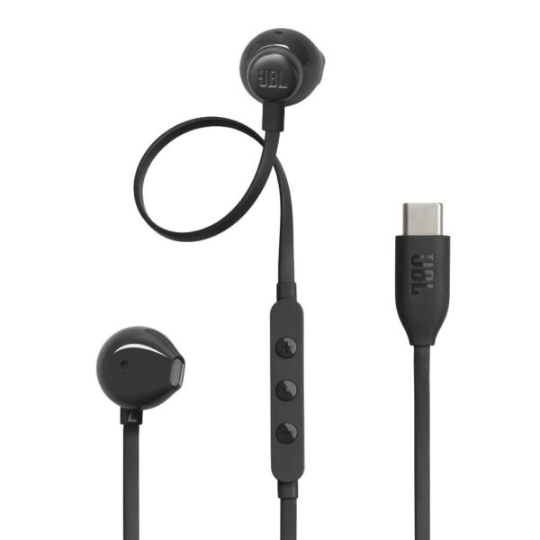 JBL Cuffie Auricolari In Ear 20 40Khz 102Db Usb C Nero JBLT305CBLK