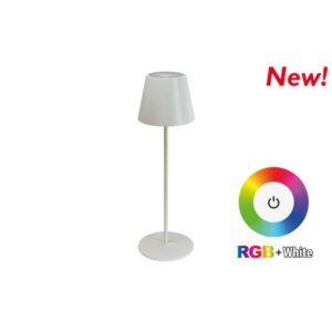 Lampada Da Tavolo Led Ricaricabile Rgb+Bianco Caldo Bianco Nova Line