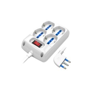 Multipresa Rettangolare Con Inter. 4 Prese Triva Nova Line
