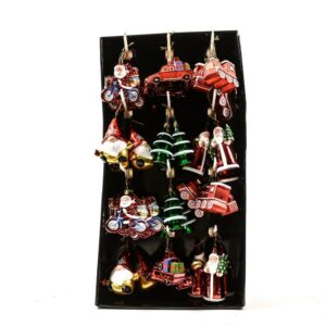 Pendente Natalizio in Plastica 9 x 6 x H10Cm Mercury