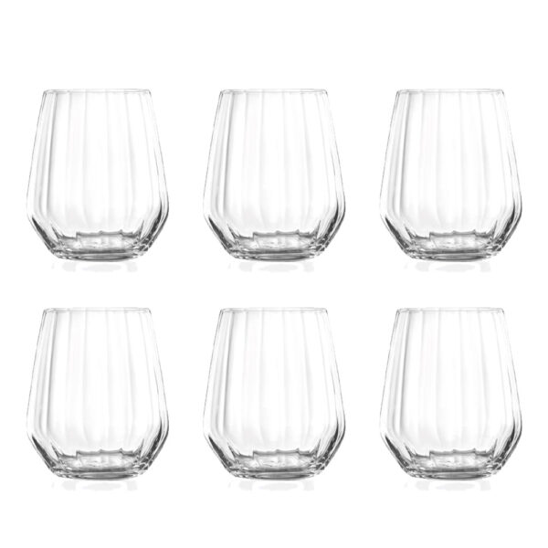 Set 6 Bicchieri Acqua Optiq 430ML RCR 280780