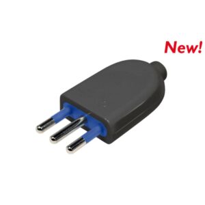 Spina 10 A-Imq 3M 2 Poli +T 10 A Nero Nova Line