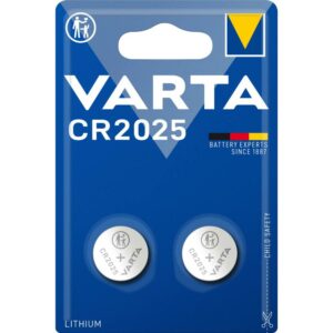 Varta Batteria  Bottone Litio Cr2025 Bls 2Pz 6025101402