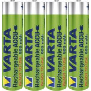 Varta Batteria Ministilo Aaa Ricaricabile 800Mah 4Pz 56703101404