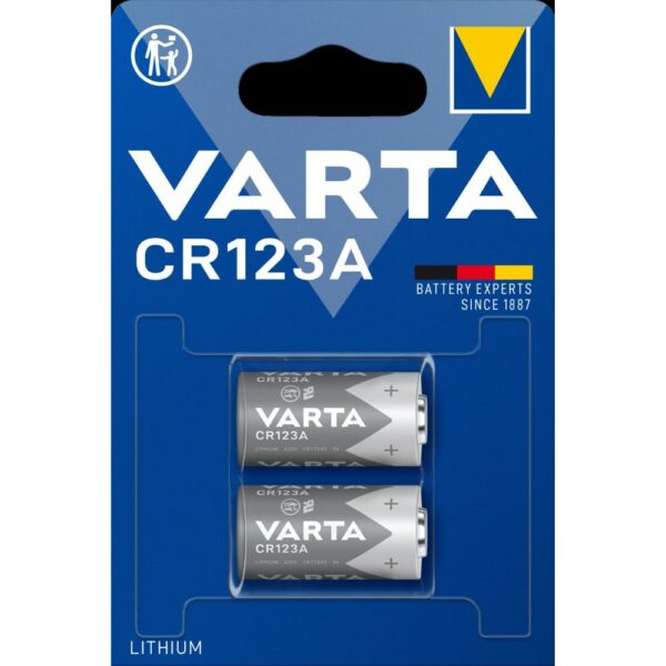 Varta Batteria Photo Lithium Cr 123 A Doppio Blister 6205301402