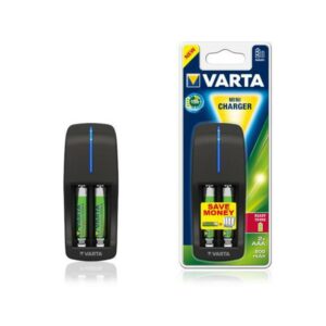 Varta Caricabatteria Rete Mini Charger con 2Bat.Aaa 800Mah R2U 57646201421