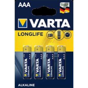 Varta Pila Alcalina Ministilo Aaa Longlife 4Pz 4103101414