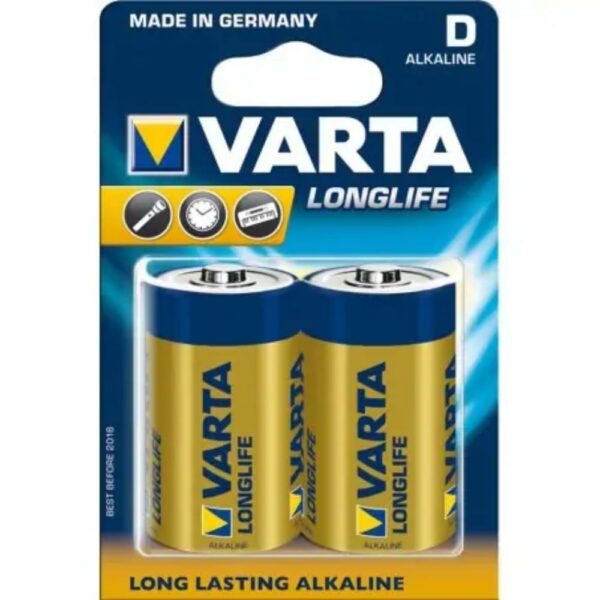 Varta Torcia D Longlife 2Pz 4120101412