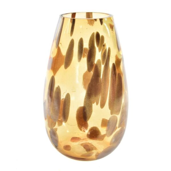 Vaso in Vetro Decorato 17 x H28Cm Mercury