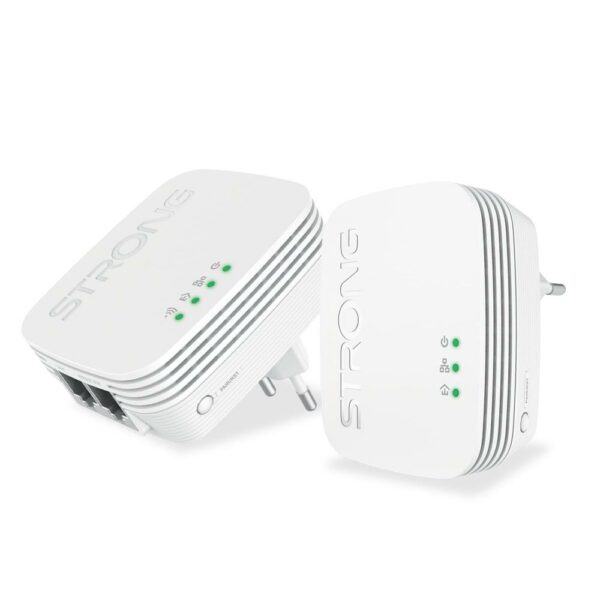 Adattatore Powerline Duo Wi Fi Mini 600Mbit S Strong POWERLWF600DUOMINI