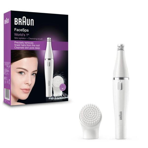 Braun FaceSpa 810 Epilatore Viso con Spazzola Pulizia Viso