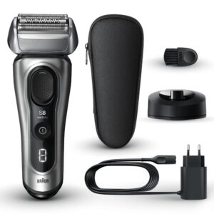 Braun Series 8 Rasoio Ricaricabile Wet e Dry Led Autonomia 60 Min