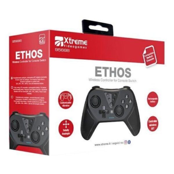 Controller Wireless Bluetooth Nintendo Switch Nero Xtreme 95688 1