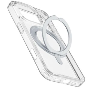 Custodia Spin Mag per iPhone 16 Pro Trasparente CellularLine SPINMAGIPH16PROT