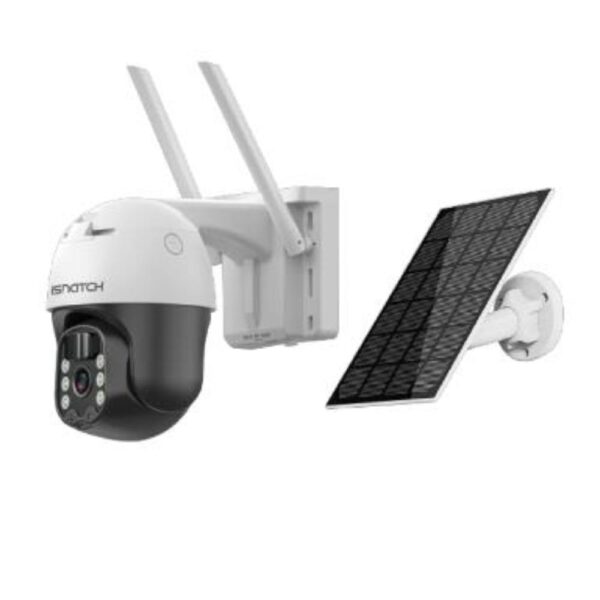 Isnatch HeyCam Move 4G Telecamera a batteria con Pannello Solare