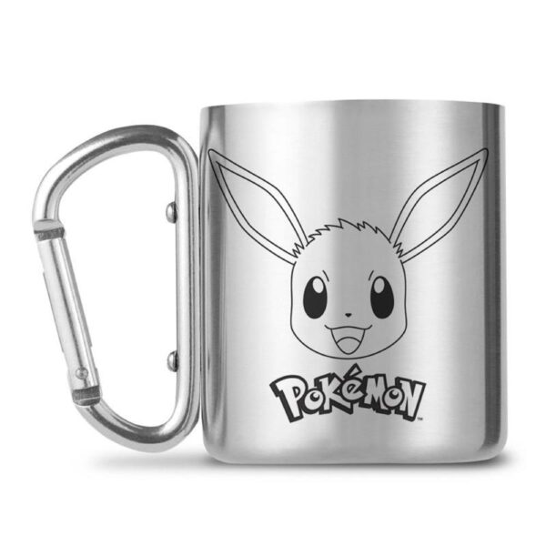 Mug Pokemon Carabiner Eevee 235ML Aby Style MGCM0041