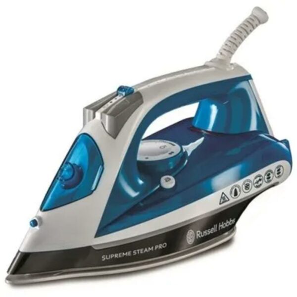 Russell Hobbs Ferro da stiro a vapore 2600W Piastra Ceramica Blu 2397156