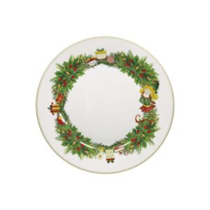Servizio Piatti 18 Pz Elfomagia in Porcellana Brandani 84542 1