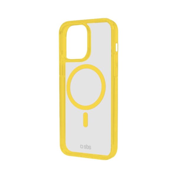 Cover Mag Frame per iPhone 16 Pro Giallo SBS TEMAGCOLIP1661PY