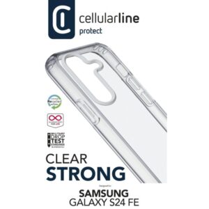 Custodia Rigida Clearduo Galaxy S24 Fe Trasparente CellularLine CLEARDUOGALS24FET
