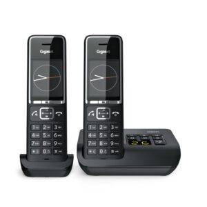 Gigaset Cordless Comfort 550 Duo Nero