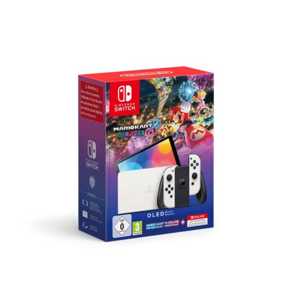 Nintendo Switch Oled con Mario Kart 8 Deluxe con 12 mesi Switch online