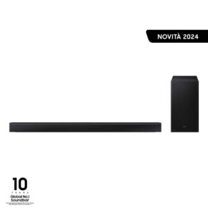 Samsung Sound Bar 5.1 con Subwoofer wireless bluetooth HDMI Nero HWB750D