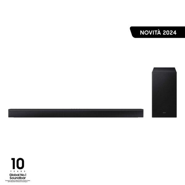 Samsung Sound Bar 5.1 con Subwoofer wireless bluetooth HDMI Nero HWB750D