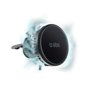 Supporto Cellulare con Ventola di raffreddamento e Ricarica Wireless 15W SBS TESUPFANWIR15W