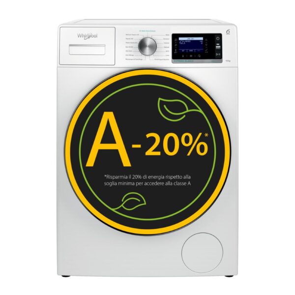 Whirlpool W608SILENCEIT Lavatrice 10Kg Classe A Vapore