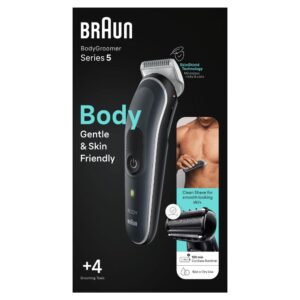 Braun Series 5 Rifinitore Uomo Body e Wet Dry Autonomia 100 Minuti Nero BG5360