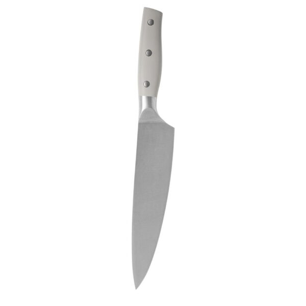 Ceppo Naturale Legno con Affila Coltelli con 5 Coltelli Inox Brandani 4