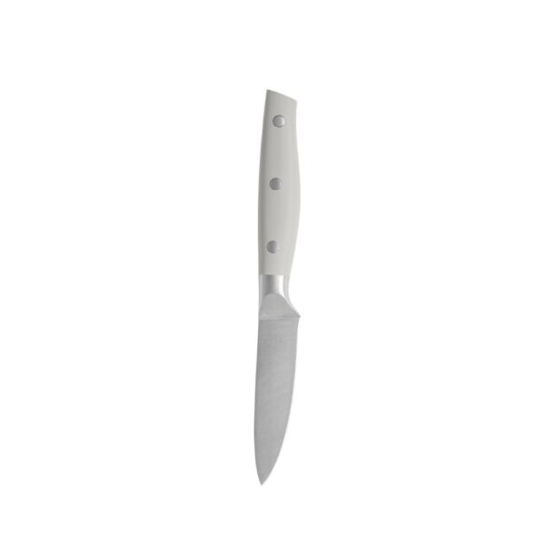 Ceppo Naturale Legno con Affila Coltelli con 5 Coltelli Inox Brandani 5