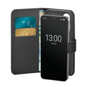 Cover Booklet Ecopelle per Galaxy S25+ Nero Puro PUSGS25PBOOKC8BLK