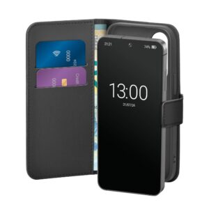 Custodia Booklet Ecopelle per Galaxy S25 Nero Puro PUSGS25BOOKC8BLK
