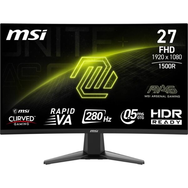 MSI Monitor Curvo da Gaming 2722 FHD 280Hz MAG276CXF